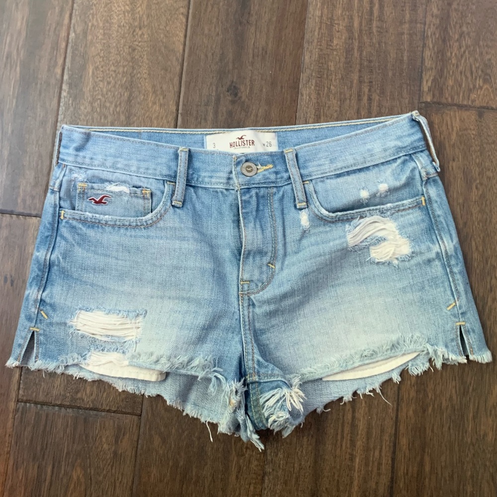 Hollister jean shorts